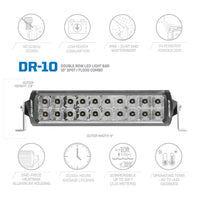 ProComp Pro Comp Motorsports Series Double Row Light Bar: 10