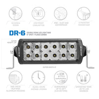 ProComp Pro Comp Motorsports Series Double Row Light Bar: 6