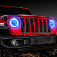 2020-2024 Jeep Gladiator JT LED Headlight Surface Mount Halo Kit
