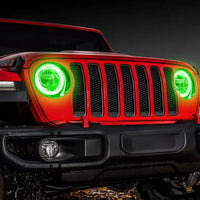 2020-2024 Jeep Gladiator JT LED Headlight Surface Mount Halo Kit