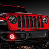 2020-2024 Jeep Gladiator JT LED Surface Mount Fog Light Halo Kit