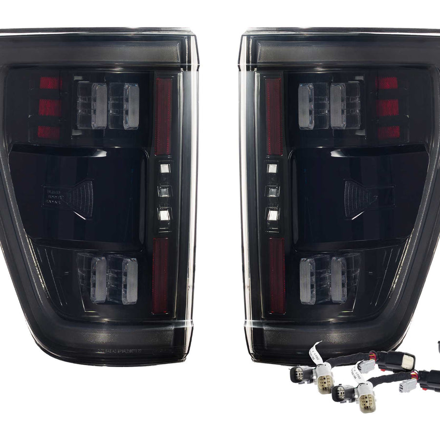 Morimoto XB LED Tail Lights: Ford F-150 (21-23 / Smoked Lens / Set)