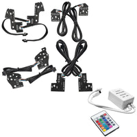 2019-2024 Dodge RAM 1500 ColorSHIFT RGB+W Headlight DRL Upgrade Kit - Reflector LED Headlights
