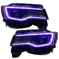 2014-2021 Jeep Grand Cherokee Dynamic ColorSHIFT Headlight DRL Upgrade Kit