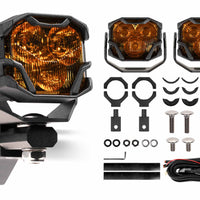 Morimoto 4Banger Universal Kit (HXB / Spot / Yellow)