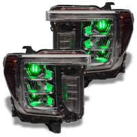 2020-2023 GMC Sierra 2500/3500 ColorSHIFT RGB Demon Eye Headlight Upgrade