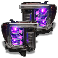 2020-2023 GMC Sierra 2500/3500 ColorSHIFT RGB Demon Eye Headlight Upgrade