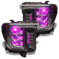2020-2023 GMC Sierra 2500/3500 ColorSHIFT RGB Demon Eye Headlight Upgrade