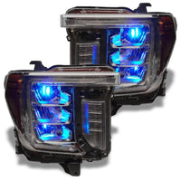 2020-2023 GMC Sierra 2500/3500 ColorSHIFT RGB Demon Eye Headlight Upgrade
