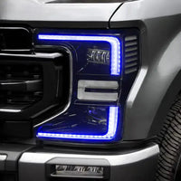 2020-2022 Ford F-250/350 Super Duty ORACLE Dynamic ColorSHIFT Headlight DRL Upgrade Kit w/Switchback Turn Signals