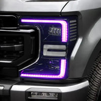 2020-2022 Ford F-250/350 Super Duty ORACLE Dynamic ColorSHIFT Headlight DRL Upgrade Kit w/Switchback Turn Signals