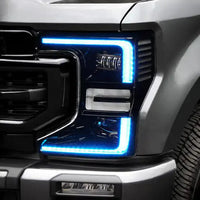 2020-2022 Ford F-250/350 Super Duty ORACLE Dynamic ColorSHIFT Headlight DRL Upgrade Kit w/Switchback Turn Signals