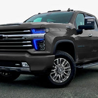 2020-2023 Chevrolet Silverado HD 2500/3500 ColorSHIFT RGB+W Headlight DRL Upgrade Kit