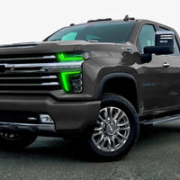 2020-2023 Chevrolet Silverado HD 2500/3500 ColorSHIFT RGB+W Headlight DRL Upgrade Kit
