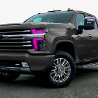 2020-2023 Chevrolet Silverado HD 2500/3500 ColorSHIFT RGB+W Headlight DRL Upgrade Kit