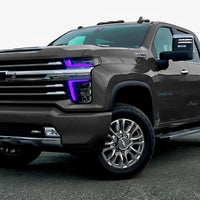 2020-2023 Chevrolet Silverado HD 2500/3500 ColorSHIFT RGB+W Headlight DRL Upgrade Kit
