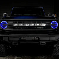 2021-2024 Ford Bronco ColorSHIFT RGB+W Headlight Halo Upgrade Kit