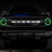 2021-2024 Ford Bronco ColorSHIFT RGB+W Headlight Halo Upgrade Kit