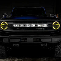 2021-2024 Ford Bronco ColorSHIFT RGB+W Headlight Halo Upgrade Kit