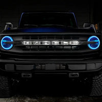 2021-2024 Ford Bronco ColorSHIFT RGB+W Headlight Halo Upgrade Kit
