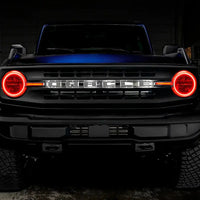 2021-2024 Ford Bronco ColorSHIFT Headlight Halo Kit w/DRL Bar - Base Headlights