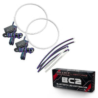 2021-2024 Ford Bronco ColorSHIFT Headlight Halo Kit w/DRL Bar - Base Headlights