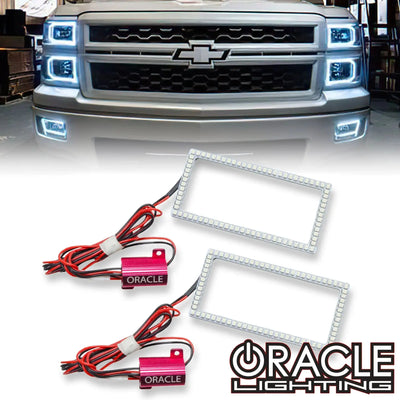 2014-2016 Chevrolet Silverado LED Fog Light Halo Kit