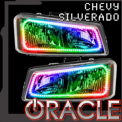 2003-2006 Chevy Silverado ORACLE ColorSHIFT Halo Kit - Square