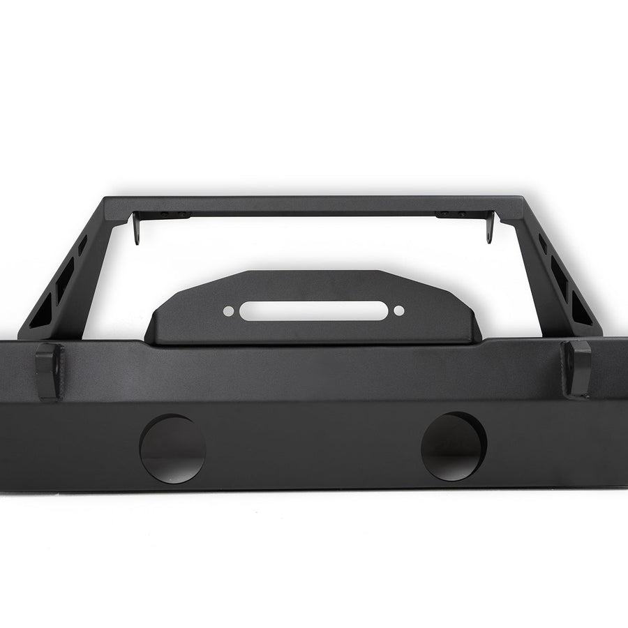 FS-25 Stubby Front Bumper with Plated Bull Bar