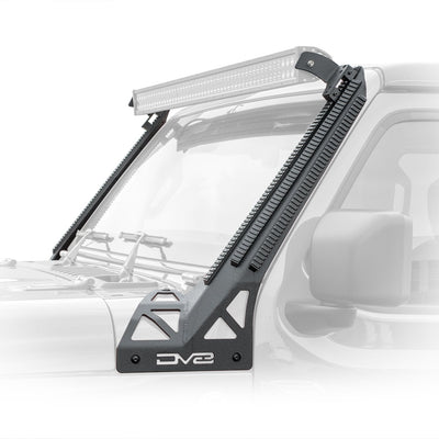 Jeep Wrangler JL And Gladiator JT A-Pillar Mount With Rail Accessory Mount System