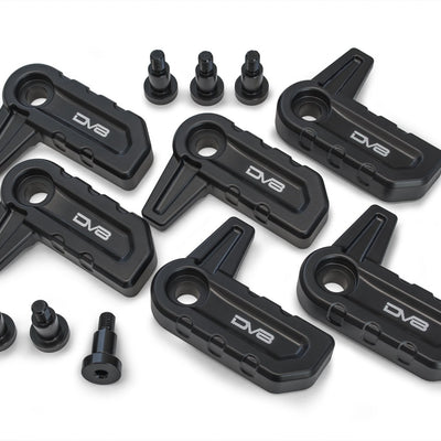 2018-2025 Jeep Wrangler JL & Gladiator JT JLU DV8 Offroad Billet T-Handles for Hard Top