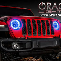 2020-2024 Jeep Gladiator JT LED Headlight Surface Mount Halo Kit