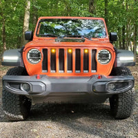 Pre-Runner Style LED Grill Light Kit for Jeep Wrangler JL