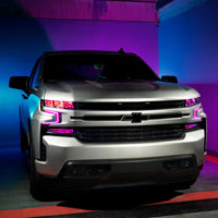 2019-2022 Chevrolet Silverado 1500 ColorSHIFT RGB+W Headlight DRL Upgrade Kit