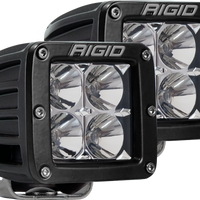 Rigid Industries Flood Surface Mount Black Pair D-Series Pro RIGID Industries
