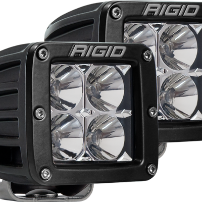 Rigid Industries Flood Surface Mount Black Pair D-Series Pro RIGID Industries