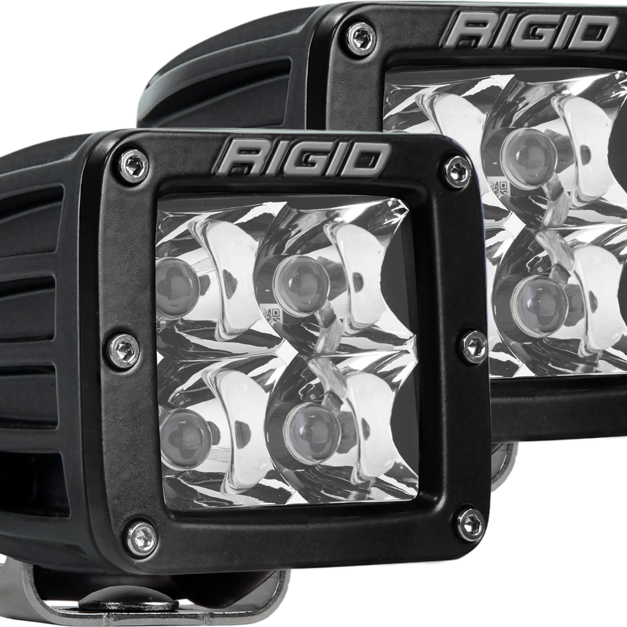 Rigid Industries Spot Surface Mount Black Pair D-Series Pro RIGID Industries