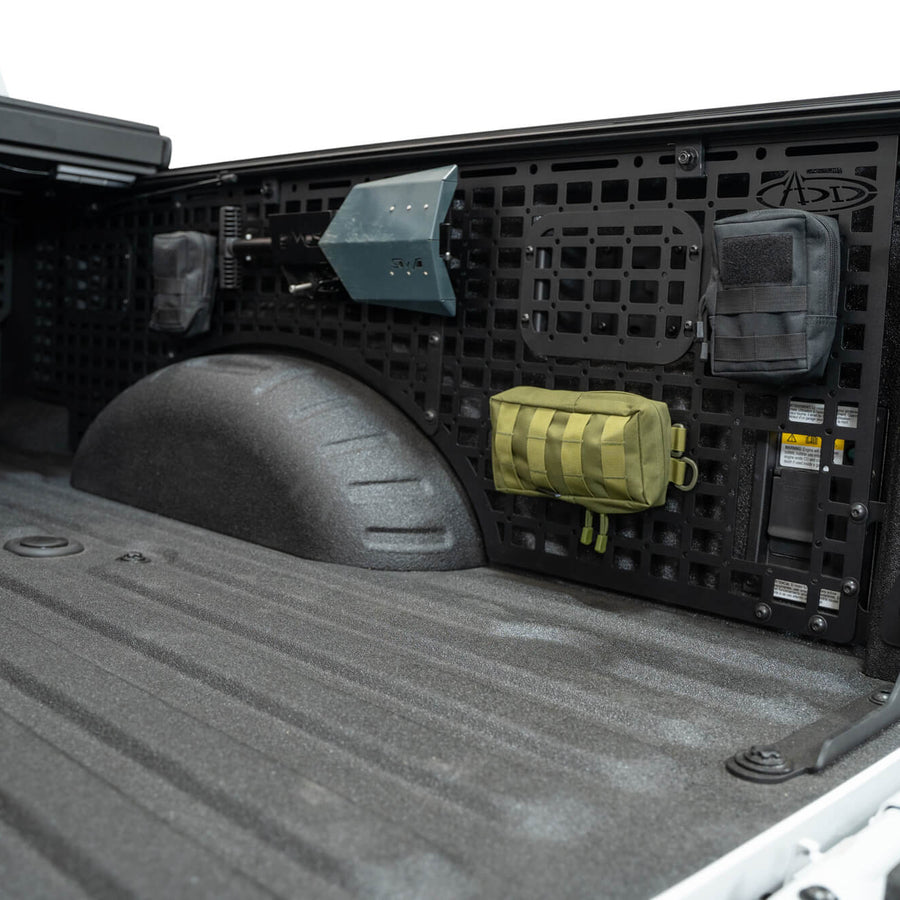 2023 Ford Super Duty Bed Side Molle Panels Driver Full Kit