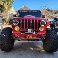 Gauntlet Front Bumper w/Winch Plate for Jeep JL/JT (2018-2024)