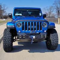 Gauntlet Front Bumper w/Winch Plate for Jeep JL/JT (2018-2024)