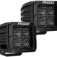 Rigid Industries Spot Diffused Midnight Surface Mount Pair D-Series Pro RIGID Industries