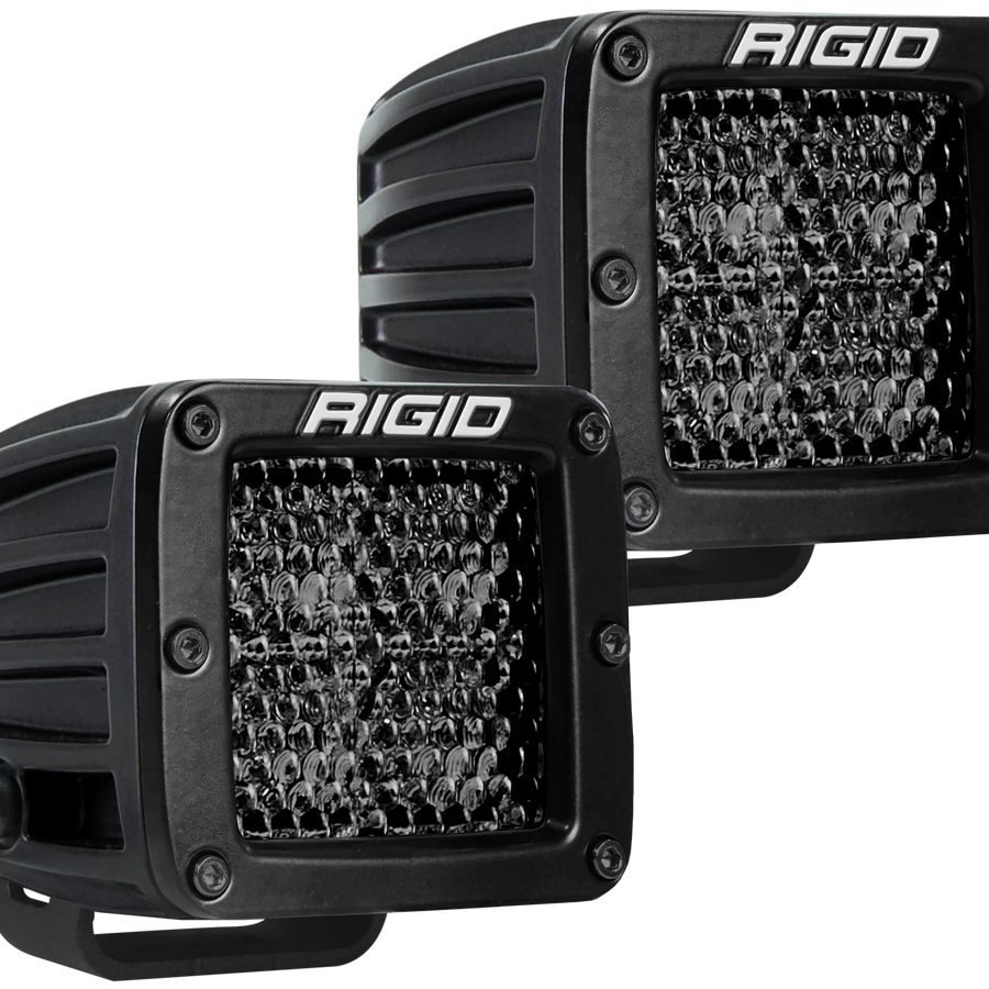 Rigid Industries Spot Diffused Midnight Surface Mount Pair D-Series Pro RIGID Industries