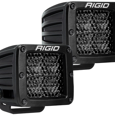 Rigid Industries Spot Diffused Midnight Surface Mount Pair D-Series Pro RIGID Industries