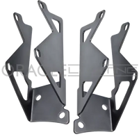 Jeep JK Dual Light Mounting Pillar Brackets (Pair)