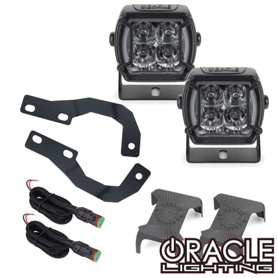 2010-2023 Toyota 4Runner (5th Gen) A-Pillar Hood Mount Brackets w/ VEGA™ Series 4 Spotlights