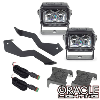 2004-2014 Ford F-150 / Raptor A-Pillar Hood Mount Brackets w/ VEGA™ Series 2 Spotlights