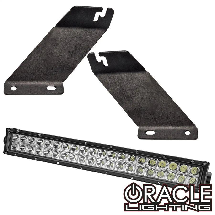 Jeep JK Hood Mounting Brackets SM + Light Combo