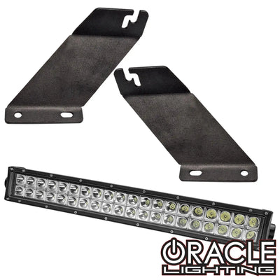 Jeep JK Hood Mounting Brackets SM + Light Combo