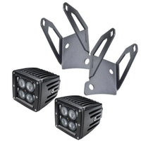 Jeep JK Single Light Mounting Pillar Brackets + Lights Combo