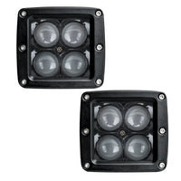 Jeep JK Single Light Mounting Pillar Brackets + Lights Combo